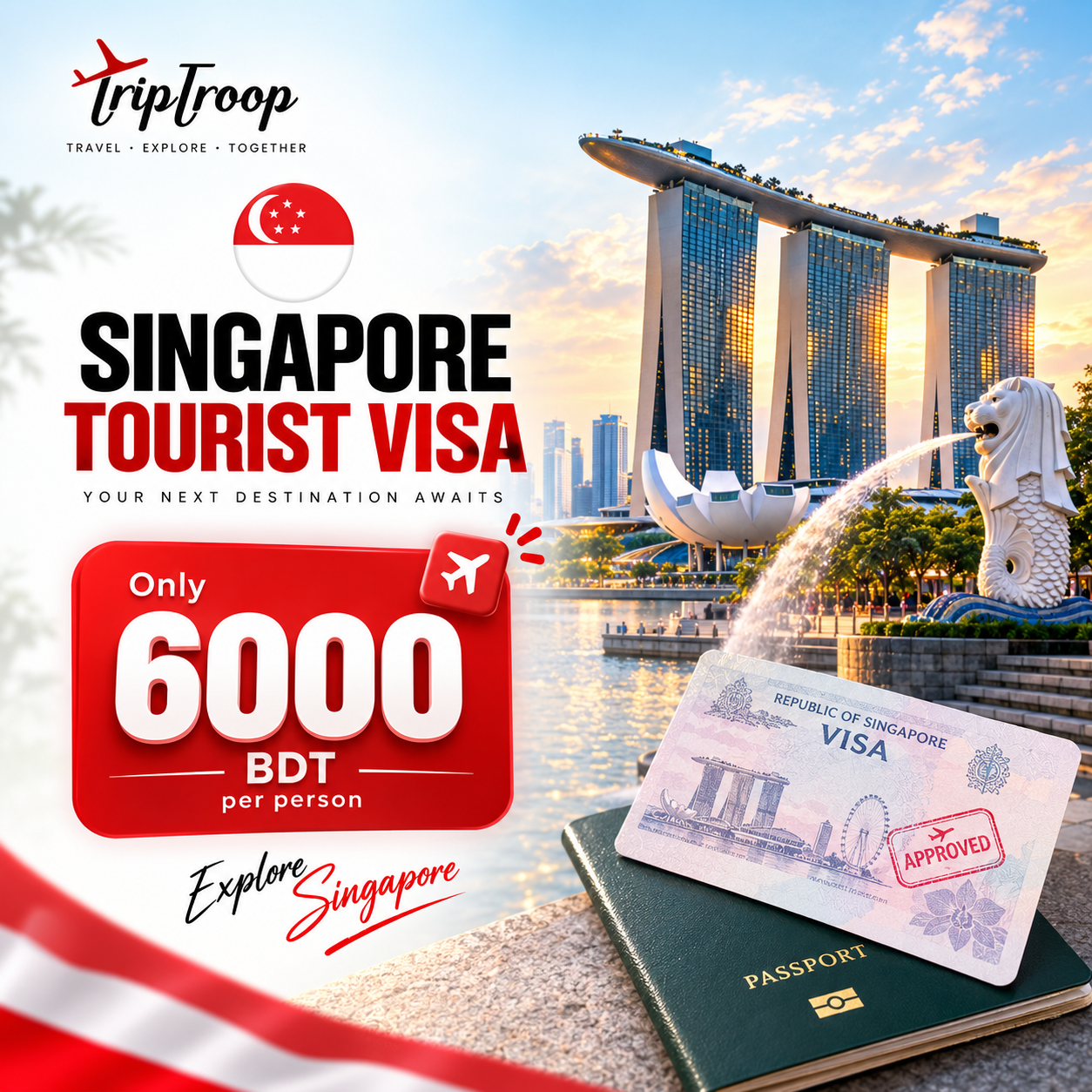 Singapore visa processing from Bangladesh