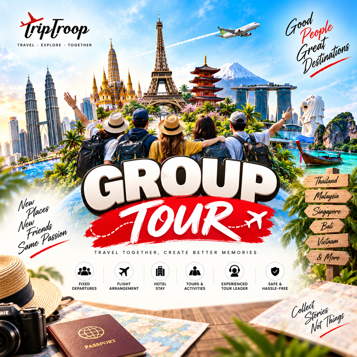 Group tour services